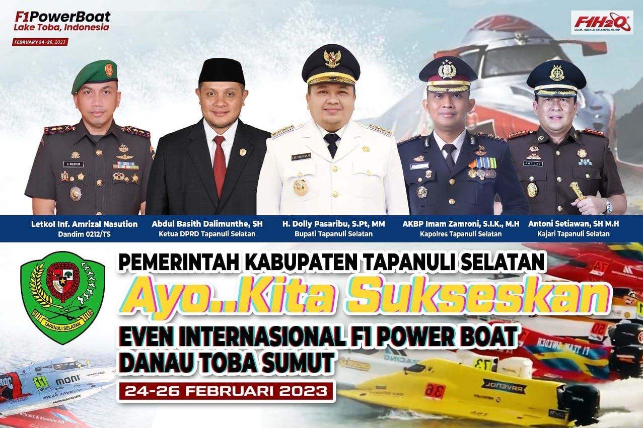 EVENT F1 POWER BOAT DANAU TOBA SUMUT