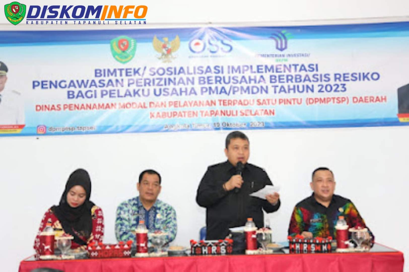 Lewat Izin Usaha Berbasis Risiko, Dolly Pasaribu Berharap Masyarakat Tapsel Sejahtera