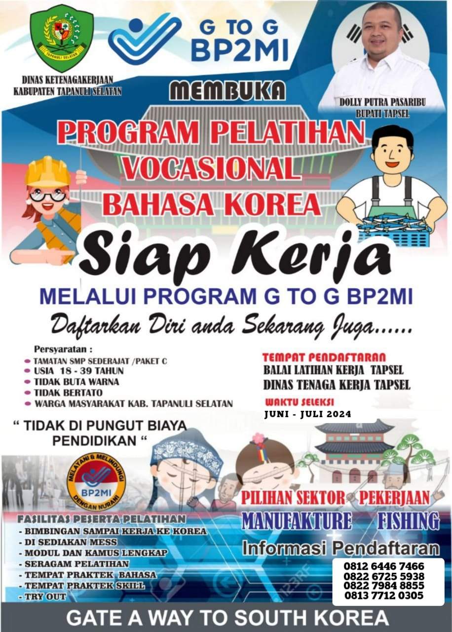 Program Pelatihan Vokasional Bahasa Korea