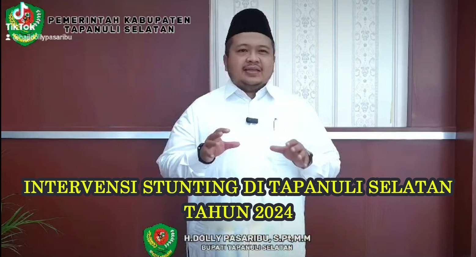 (VIDEO) Himbauan Bupati Sukseskan Intervensi Stunting Di Tapanuli Selatan Tahun 2024