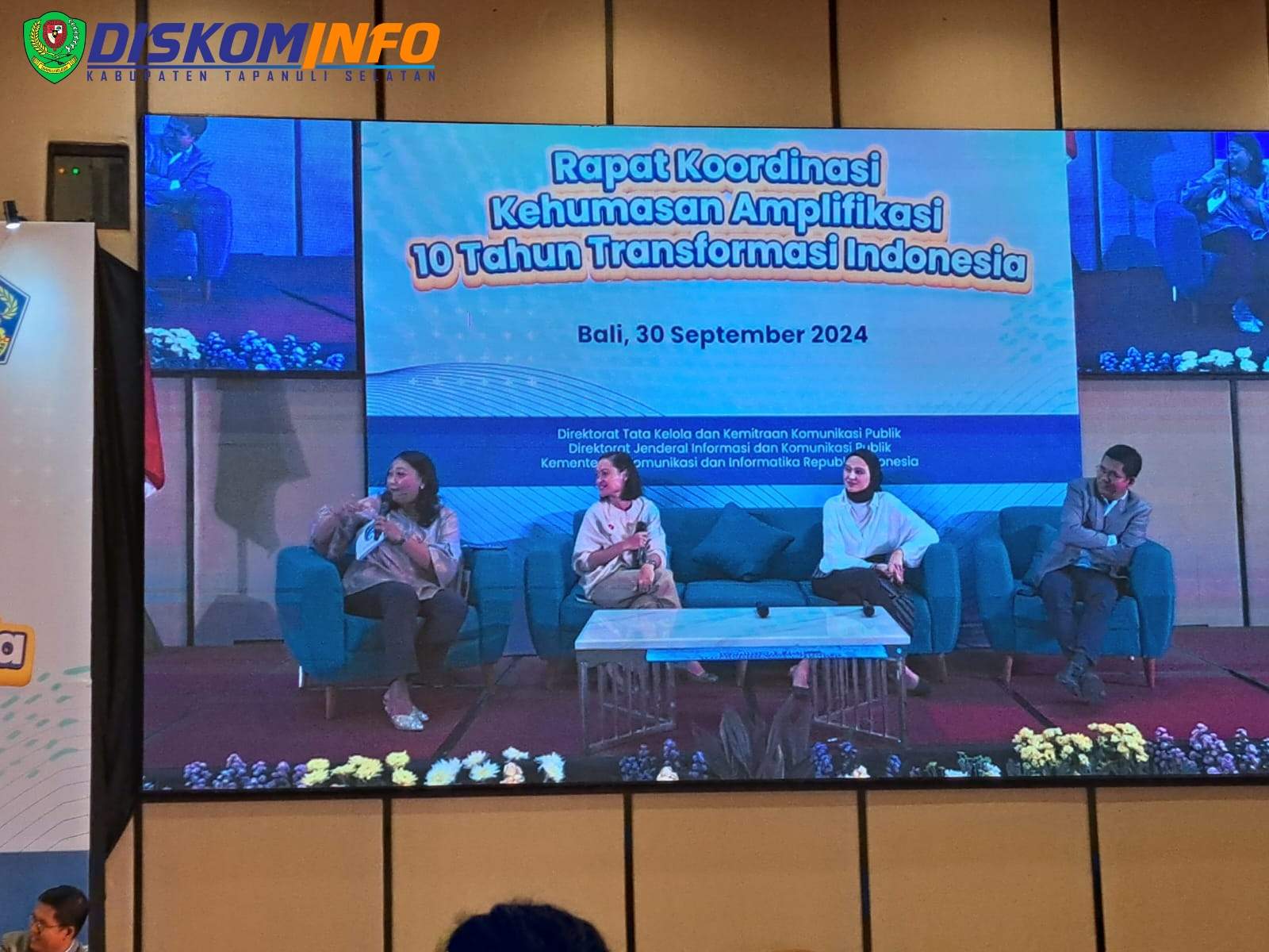 Pemkab Tapsel Hadiri Rapat Koordinasi Kehumasan Amplifikasi 10 Tahun Transformasi Indonesia