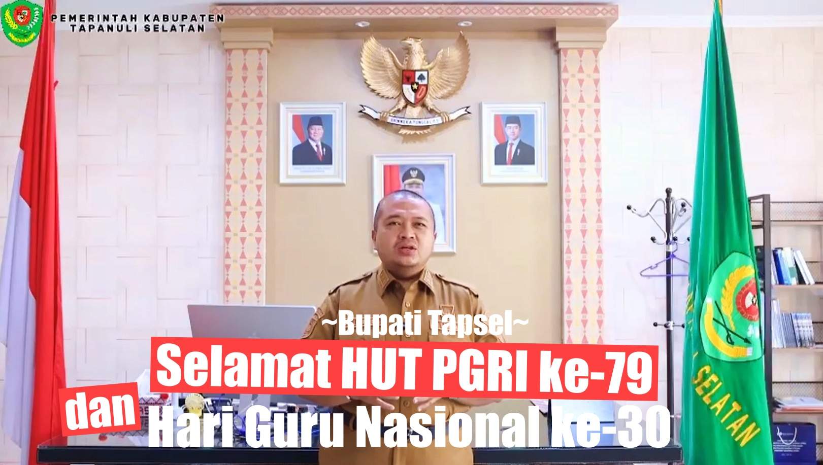 (VIDEO) Selamat HUT PGRI ke-79 dan Hari Guru Nasional ke-30 Tahun 2024