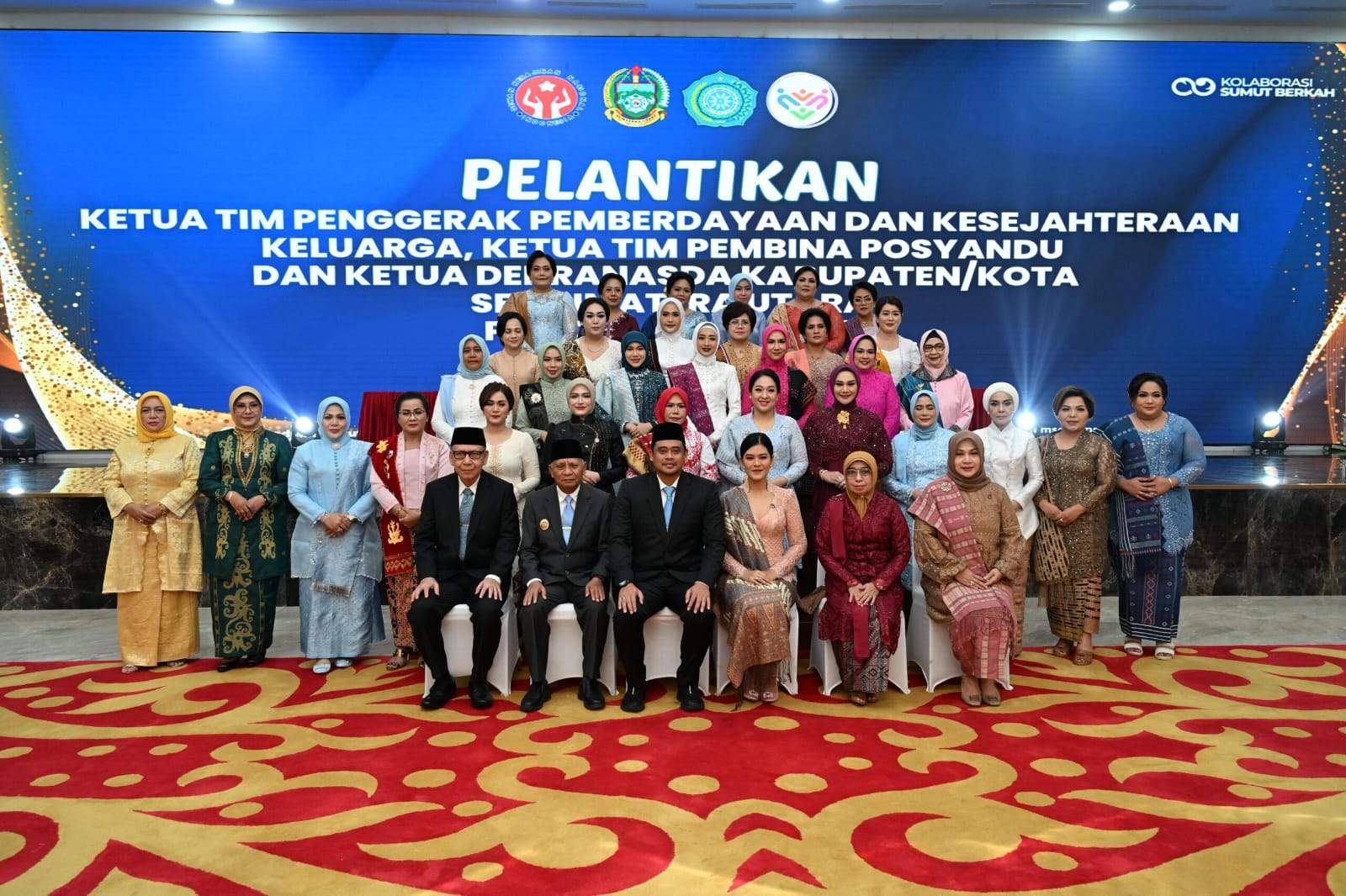 Ketua TP PKK Provsu Lantik Ny. Murni Gus Irawan Sebagai Ketua TP PKK Tapsel Periode 2025-2030