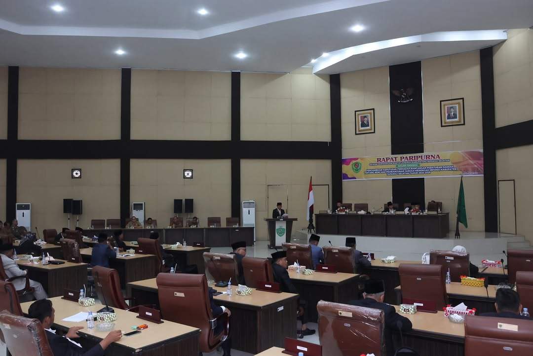 DPRD Tapsel Setujui Ranperda RPJMD 2025–2029 Jadi Perda