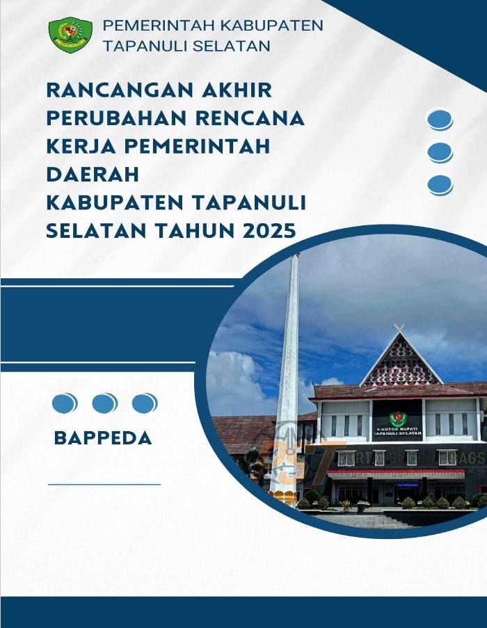 Rencana Kerja Pemerintah Daerah (RKPD) Kabupaten Tapanuli Selatan Tahun 2025