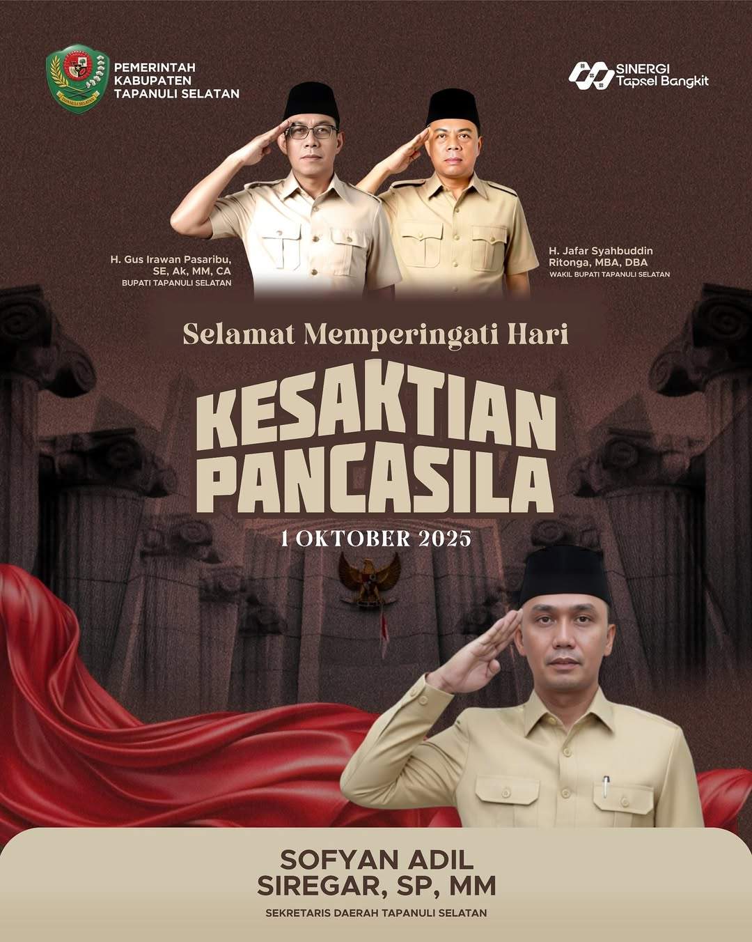 Selamat Memperingati Hari Kesaktian Pancasila