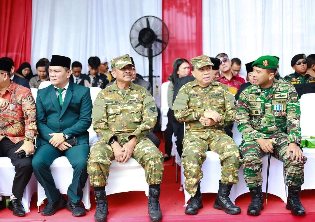 Hadiri Upacara HUT ke-80 TNI di Medan, Wabup Tapsel: Wujud Sinergi Daerah dan Pertahanan Negara