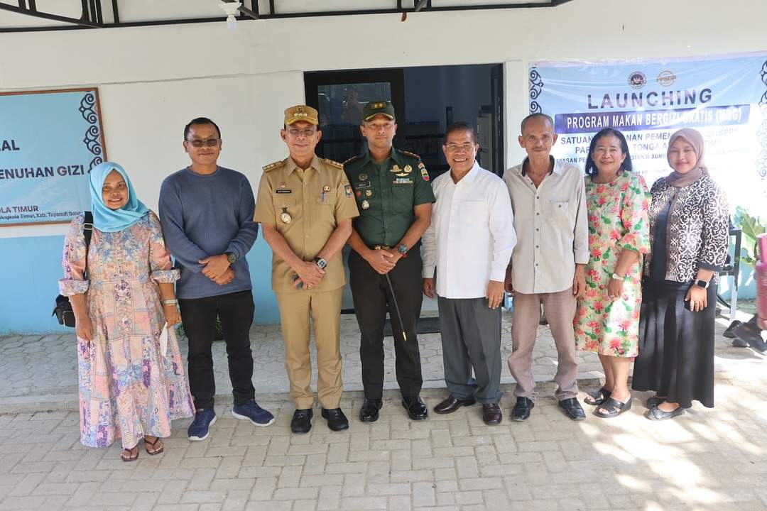 Dukung Program Prioritas Nasional, Bupati Tapsel Launching Program Makan Bergizi Gratis
