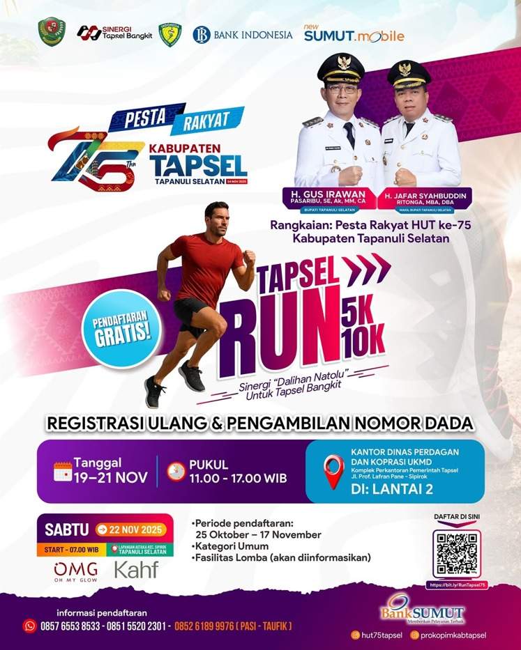 HUT ke-75 KABUPATEN TAPANULI SELATAN