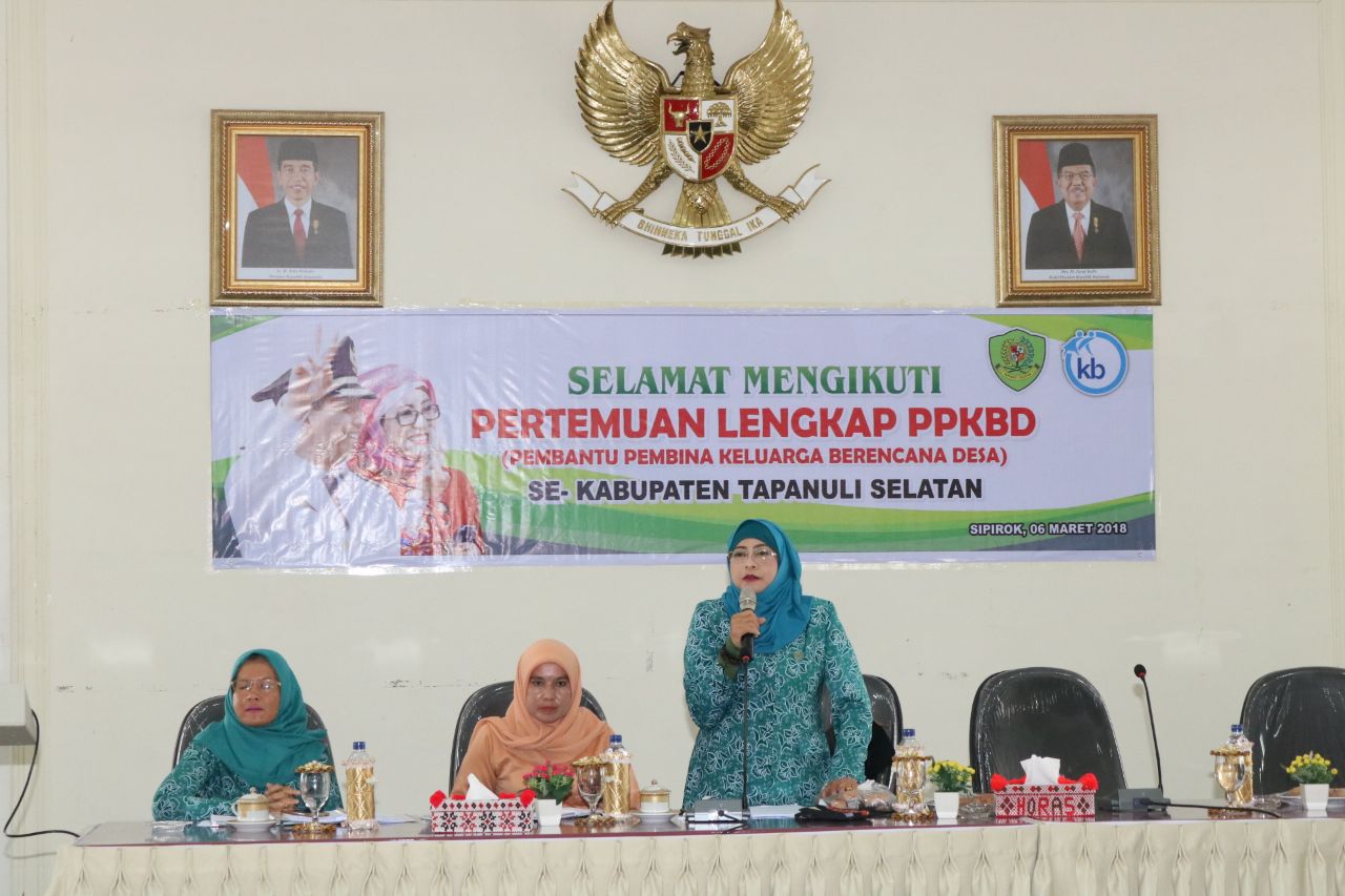 Ketua TP PKK Tapsel "PKK dan KB Adalah Sama-Sama Gerakan Nasional"