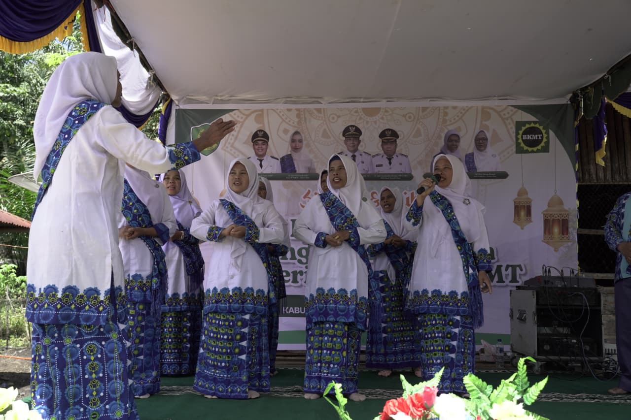 15 Tahun Menunggu, Desa Lantosan Rogas Jadi Tuan Rumah Pengajian Akbar Bulanan Pemkab Tapsel dan BKMT Kasih Ibu