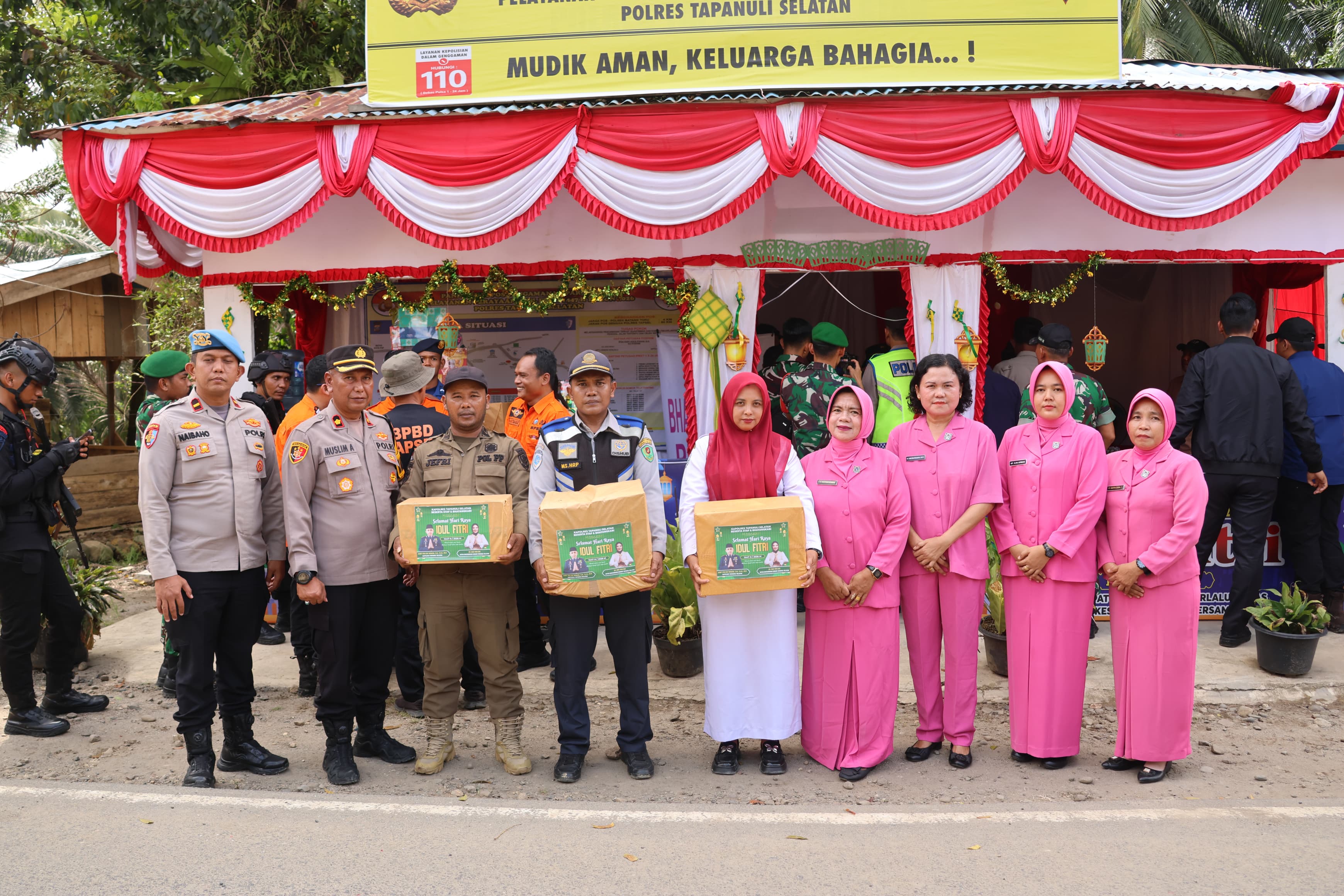 Forkopimda Tapsel Tinjau Pos Pengamanan Lebaran, Pastikan Mudik Idul Fitri 1447 H Aman dan Lancar